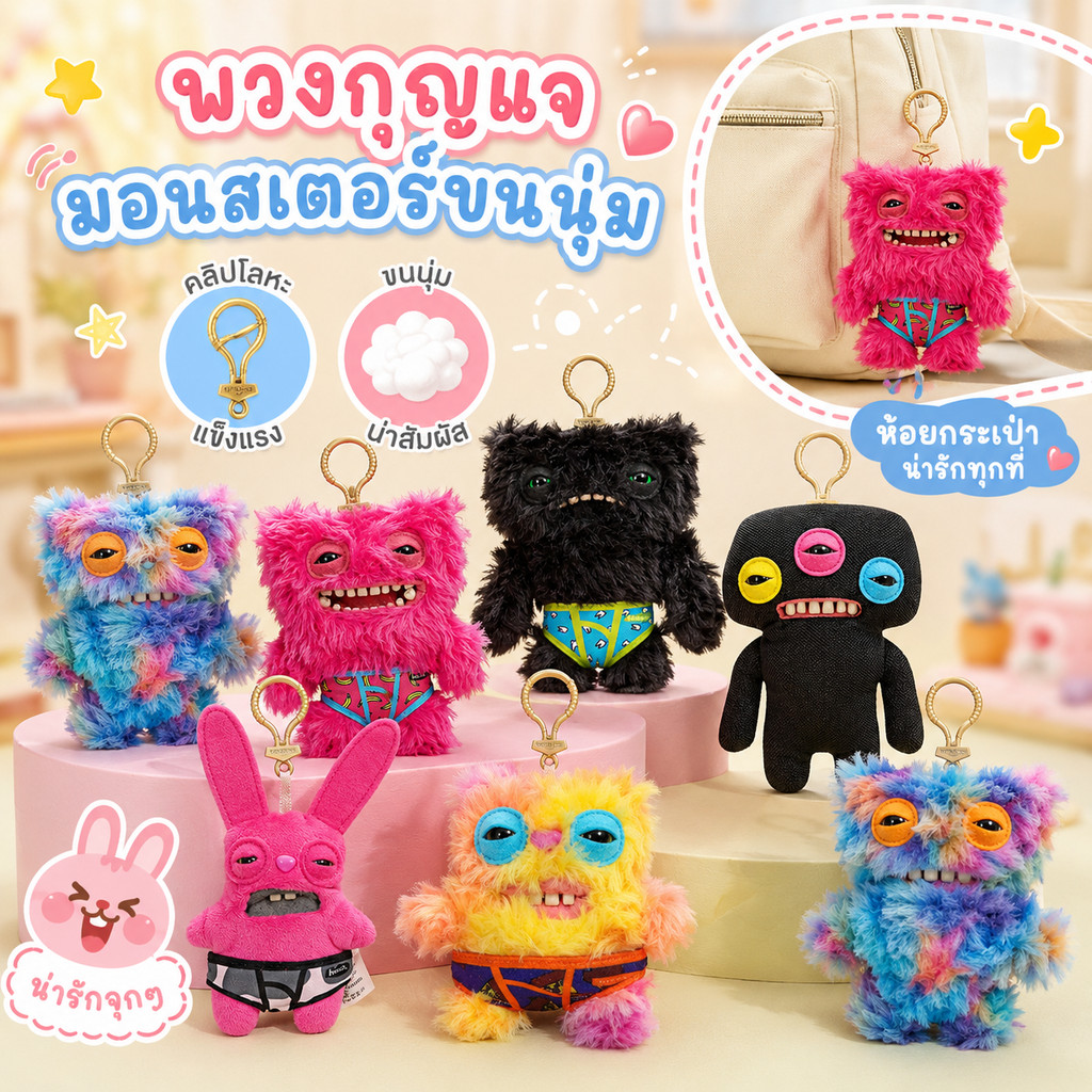ตุ๊กตา มอนสเตอร์ ฟันใหญ่ สัตว์ประหลาด น่ารักตลก ลิมิเต็ด ของสะสม ของขวัญ