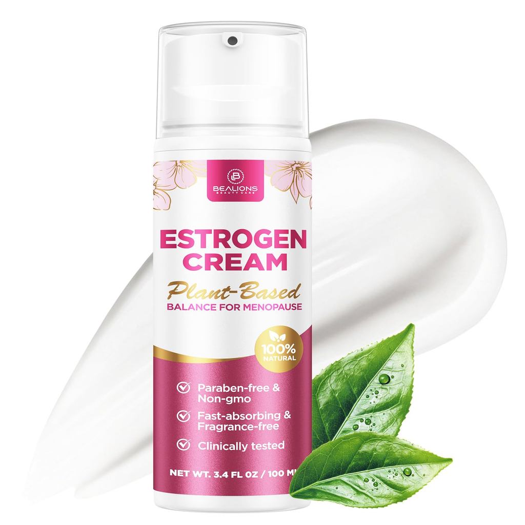 Bealions Estrogen Cream For Women Menopause Relief: ครีม Phyto-Estrogen ธรรมชาติสําหรับผิวที่เป็นผู้