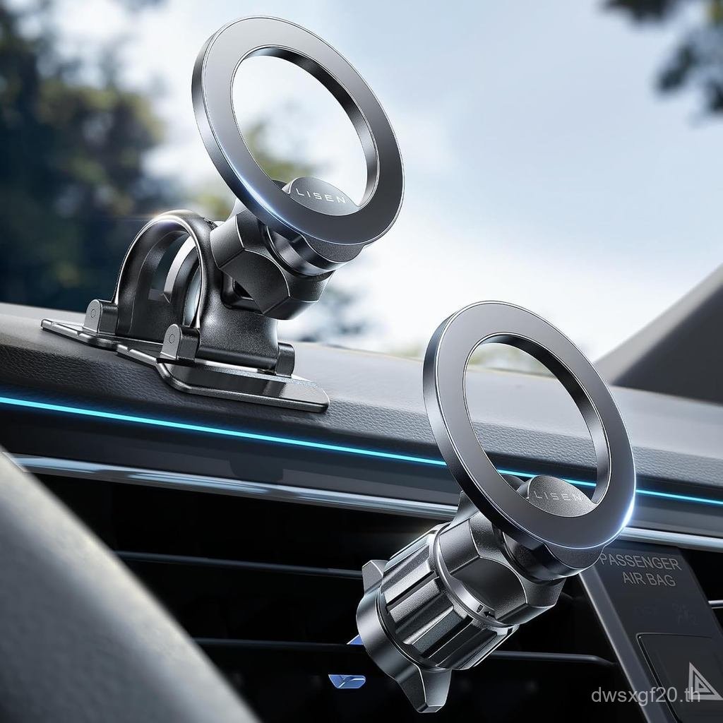 LISEN สําหรับ MagSafe Car Mount [2026 Super Strong Magnets] ที่วางแม่เหล็กสําหรับรถยนต์ [Vent&Dash] 