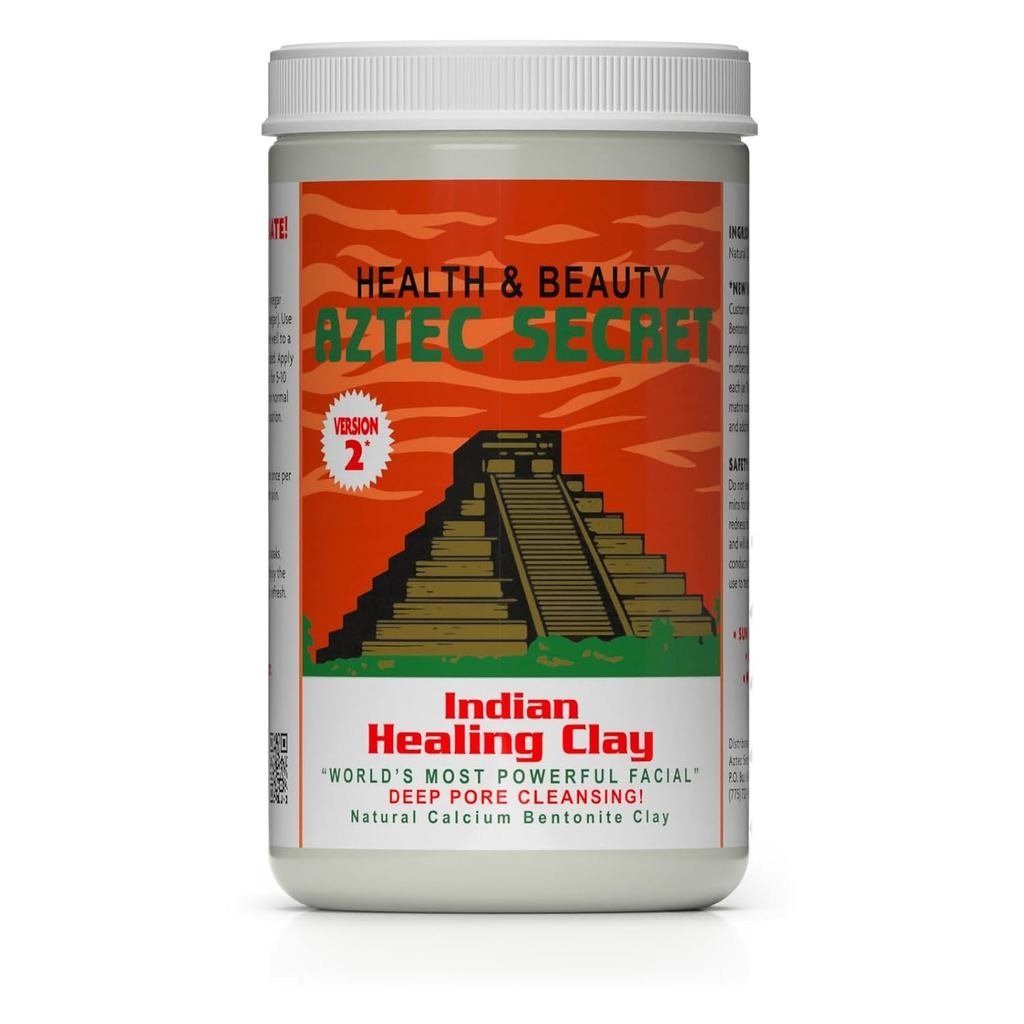 Aztec Secret – Indian Healing Clay – Deep Pore Cleansing Facial & Body Mask – The Original 100% Calc