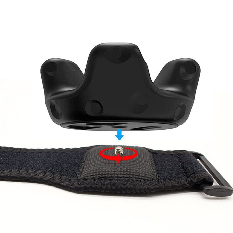 สายรัดติดตาม ปรับให้เข้ากับ HTC vive tracker เกมแถบคาดศีรษะตําแหน่ง Velcro วัสดุดําน้ําคงที่ vr