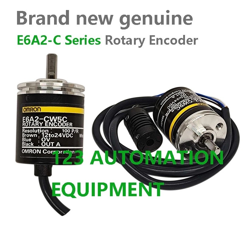 ใหม่ของแท้ Omron E6A2-CW5C Rotary Encoder 100P/R 200P/R 360P/R 500P/R 0.5M