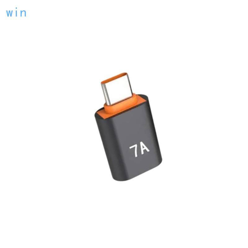Win อะแดปเตอร์ USB 3 0 Type C พร้อมหน้าจอ OTG 7A รองรับขั้วต่ออุปกรณ์ภายนอกสําหรับเสริมความทนทาน