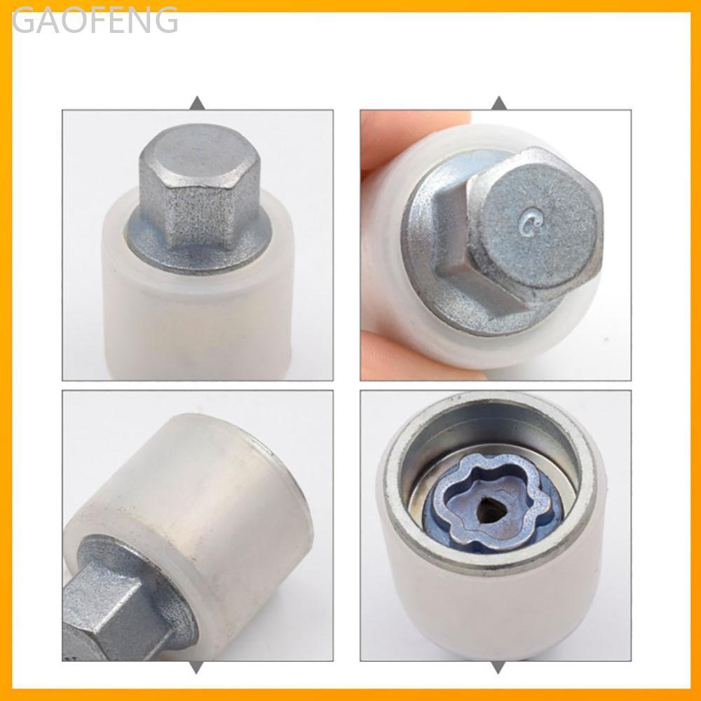 GAOFENG รถ Anti-Theft ล็อคล้อ Key ยาง Security สกรูถอดซ็อกเก็ตเครื่องมือสําหรับ Audi VW A3 A4 A6 Q5 