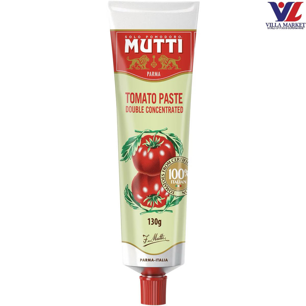 Mutti Double Concentrated Tomato Tube ซอสมะเขือเทศเข้มข้น 130G