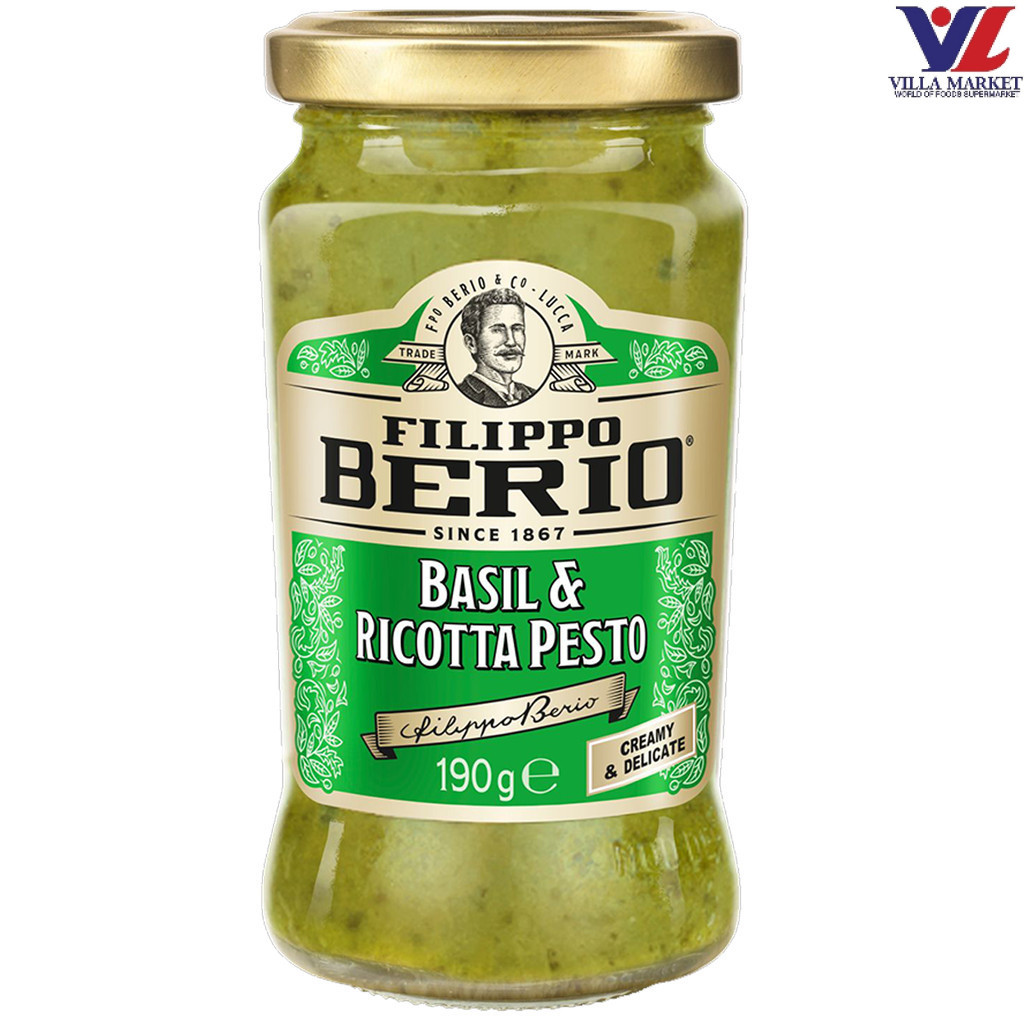 Filippo Basil & Ricotta Pesto เพสโต้โหระพาและชีสริคอตต้า 190G
