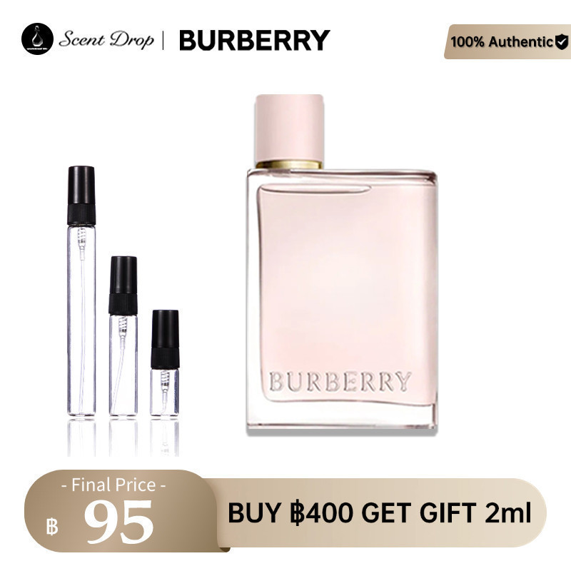 น้ําหอมแท้ 100% เบอร์เบอร์รี่ Her EDP 2ml/5ml/10ml น้ําหอมพกพา น้ําหอมผู้หญิง
