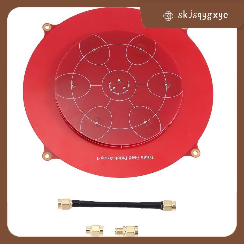 skjsqygxyc150mm Triple Feed Patch Antenna 5.8GHz 14DBi Pagoda Array FPV เสาอากาศสําหรับ RC Drone