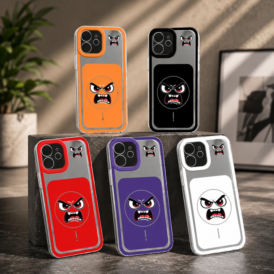 HP Angry MagSafe Emoticon เคสโทรศัพท์สําหรับ VIVO V60 - V60 LITE - V50 - V50 LITE - V40 - V40 LITE -