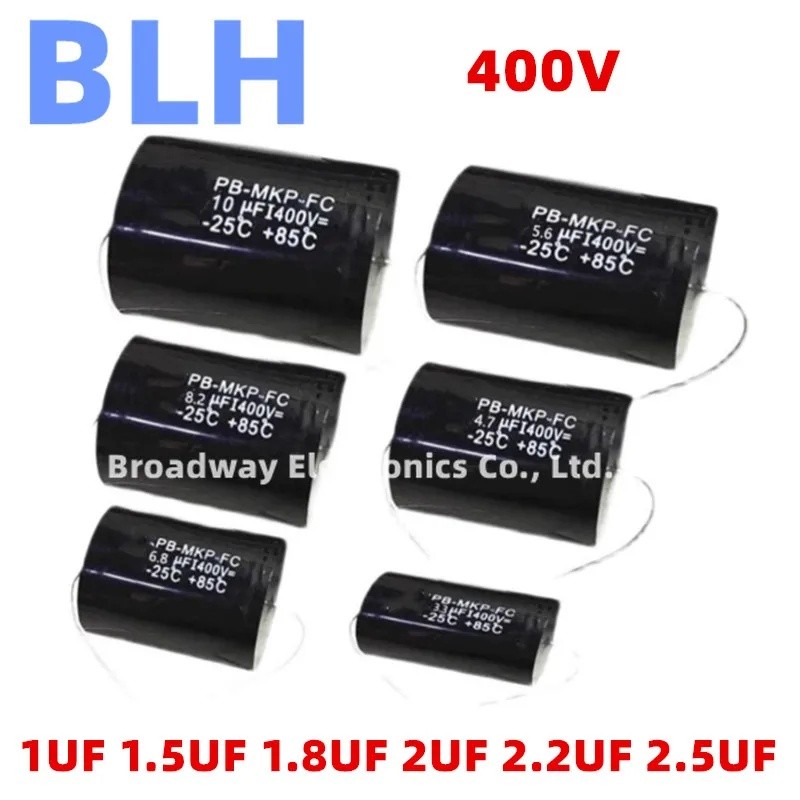 2PCS 400V 630V 1UF 1.5UF 1.8UF 2UF 2.2UF 2.5UF MKP ตัวเก็บประจุ Audiophiler Kondensotor HIFI Fever E