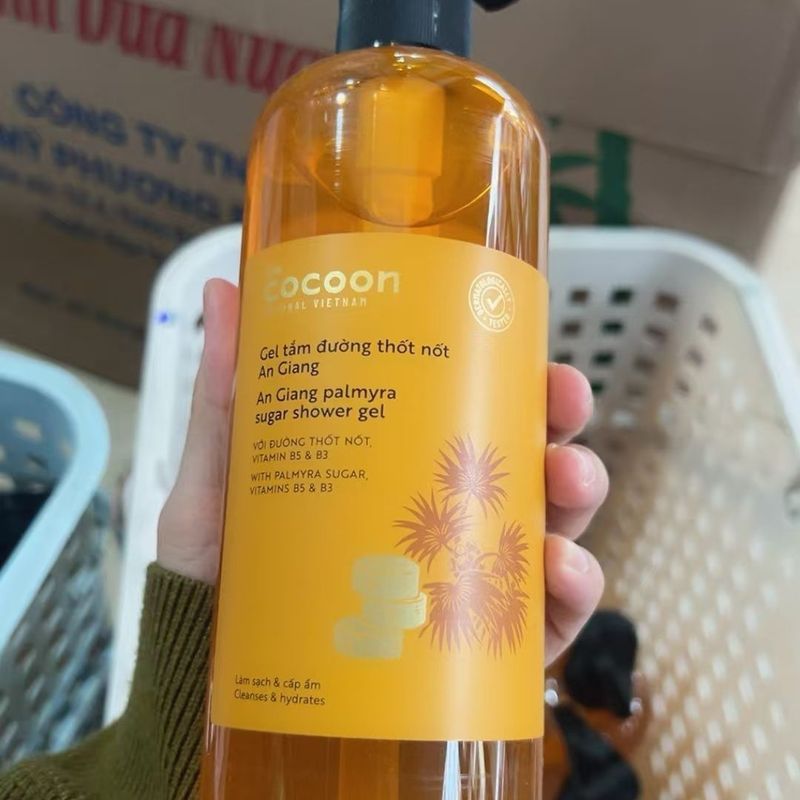 ซื้อ On Behalf Vietnam Cocoon Palm Shower Gel Moisturizing Moisturizing Brightening Delicate Powerfu