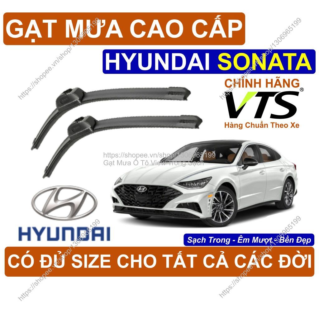 ที่ปัดน้ําฝน Hyundai Sonata Premium, ที่ปัดน้ําฝน Hyundai Sonata คู่, มีจําหน่ายขนาดสําหรับรุ่น Hyun