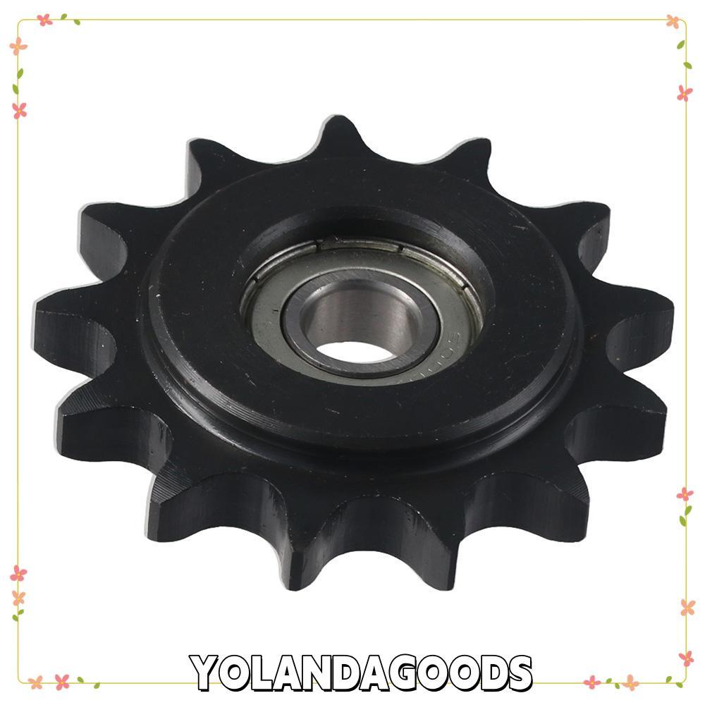 YOLANDAGOODS1 โซ่ Idler Sprocket, C45 เหล็กคาร์บอน 13 ฟันนูน Idler Gear, 10 มม.Bore 1/2 "Pitch Singl