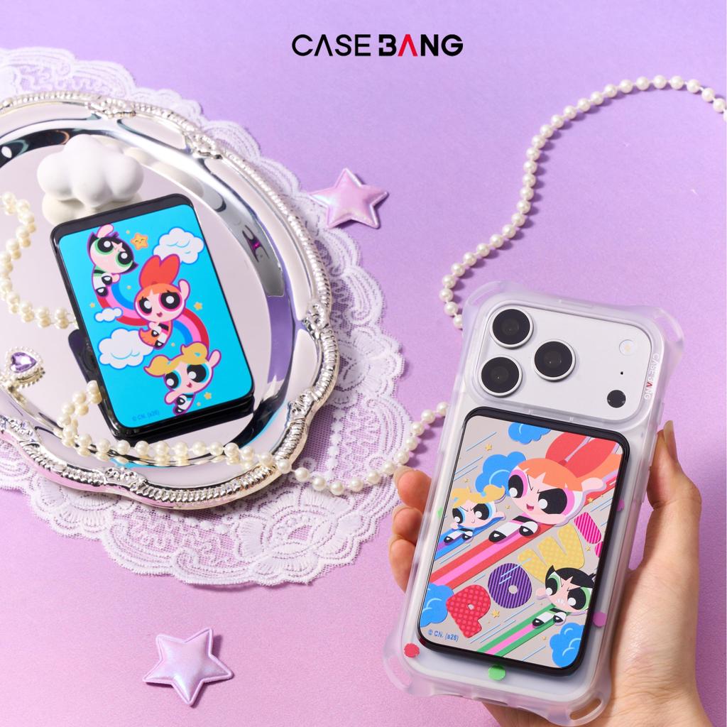 CASEBANGThe Powerpuff Girls Official Collaboration Magnetic Card Holder Strong Magnetic Wallet