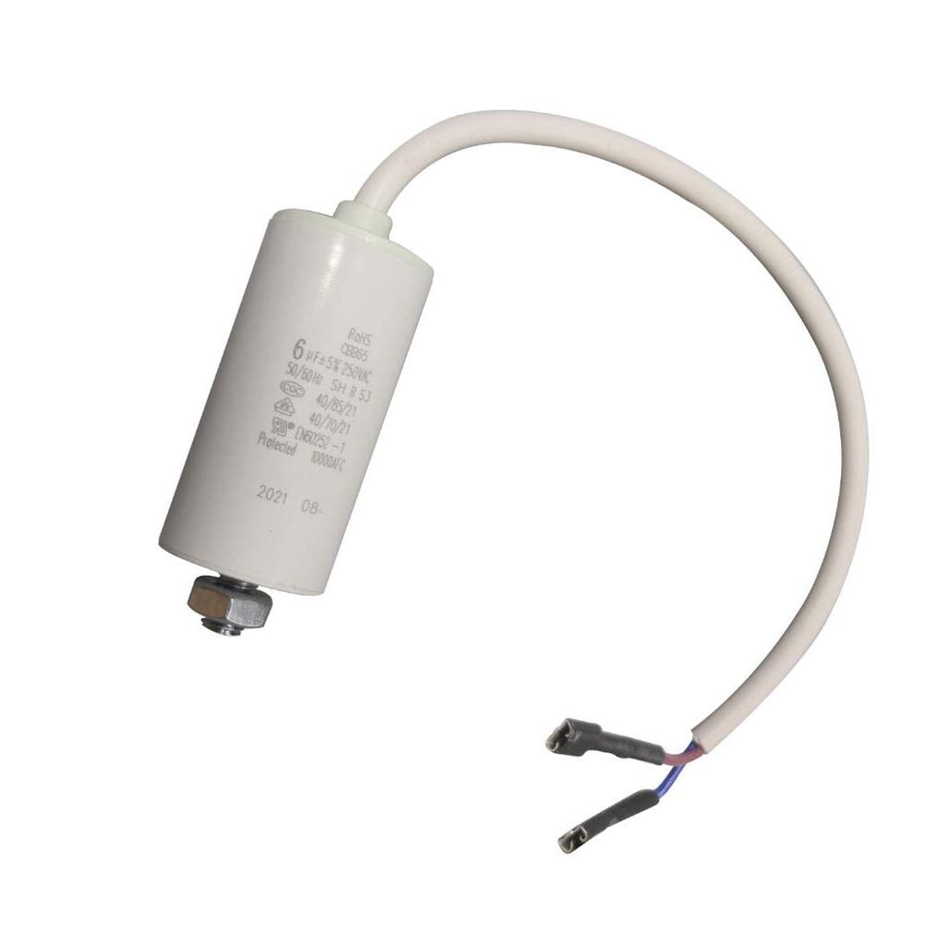 Run Capacitor CBB65 250VAC 6uF 250V AC 6MFD 6 uF MFD 250 VAC 40/85/21 30x61mm SH BS3 UL Cap