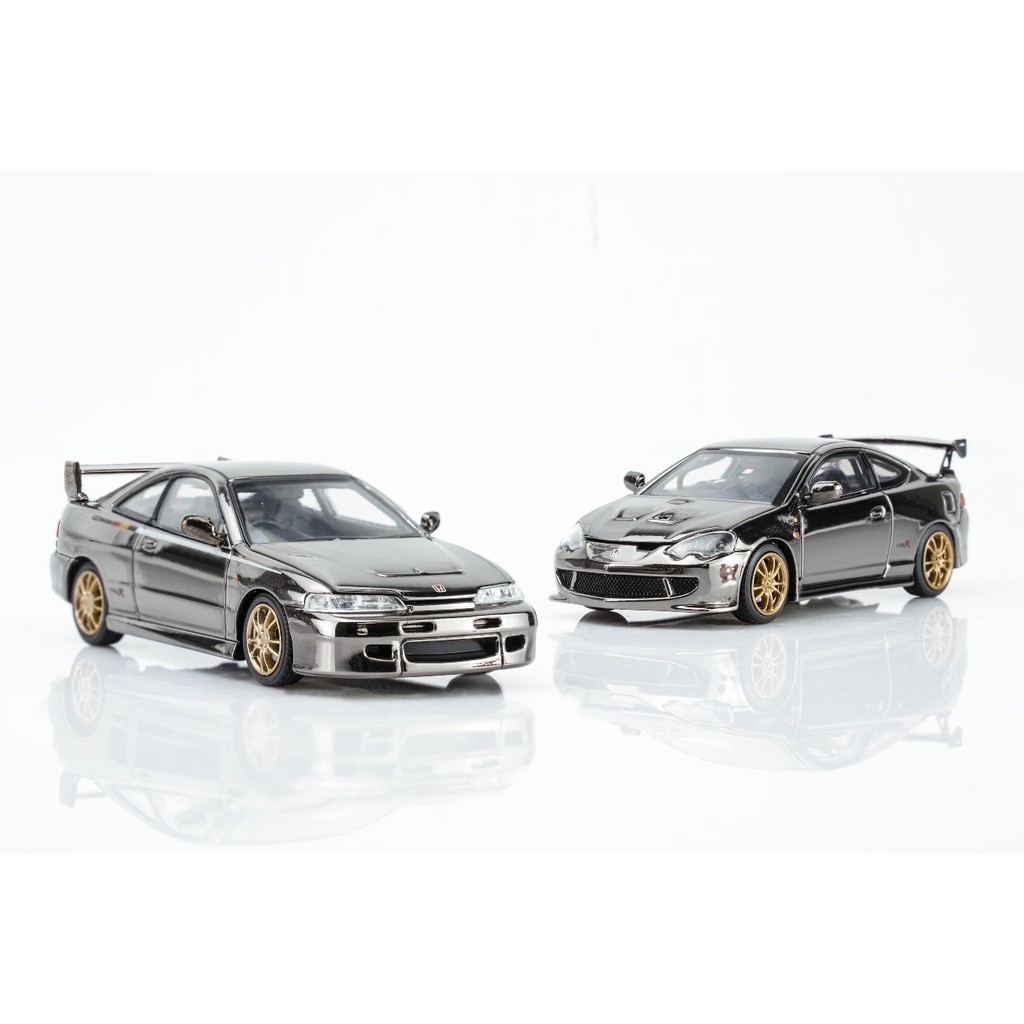 全新现货TMCS定型 Motor Helix Honda Integra DC2 & DC5 MUGEN ปรับแต่ง Black Chrome 双车套装经 Integra DC2 .