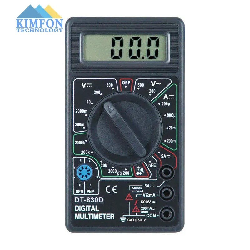 RT4M 100 ชิ้น/ล็อต AC/DC OHM โวลต์มิเตอร์พร้อม BUZZER DT830D มัลติมิเตอร์แบบดิจิตอล