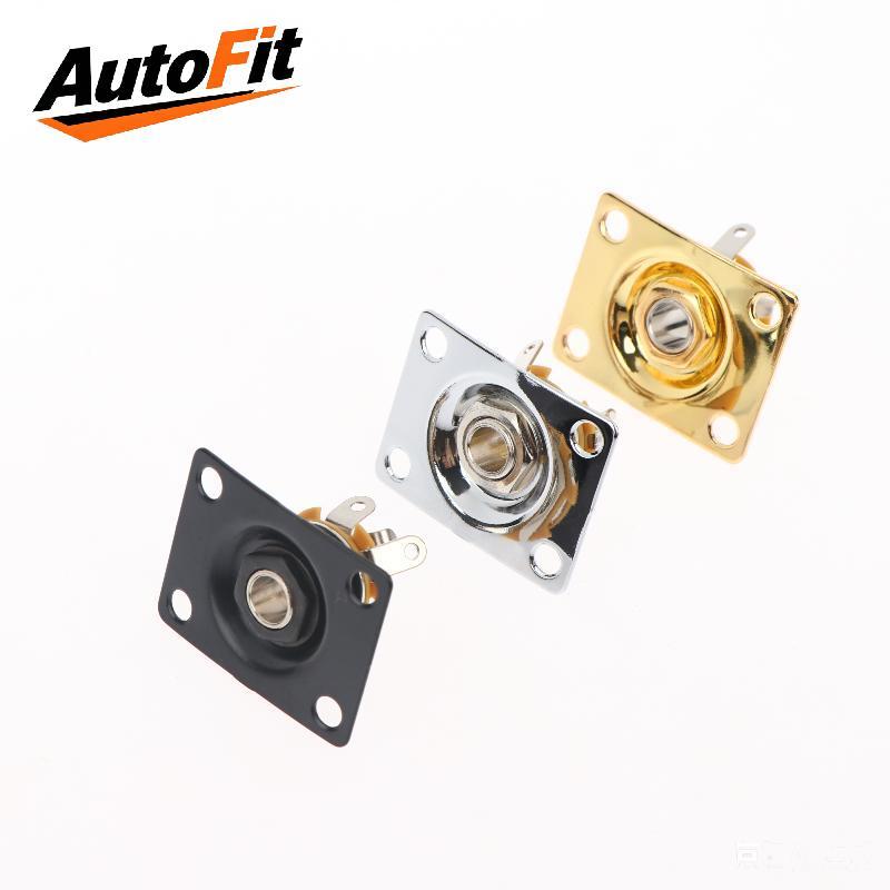AutoFit กีตาร์ไฟฟ้า Ja Output Plate Guitar Output Ja Plate Square Shape Metal Compact Guitar Ja Soet
