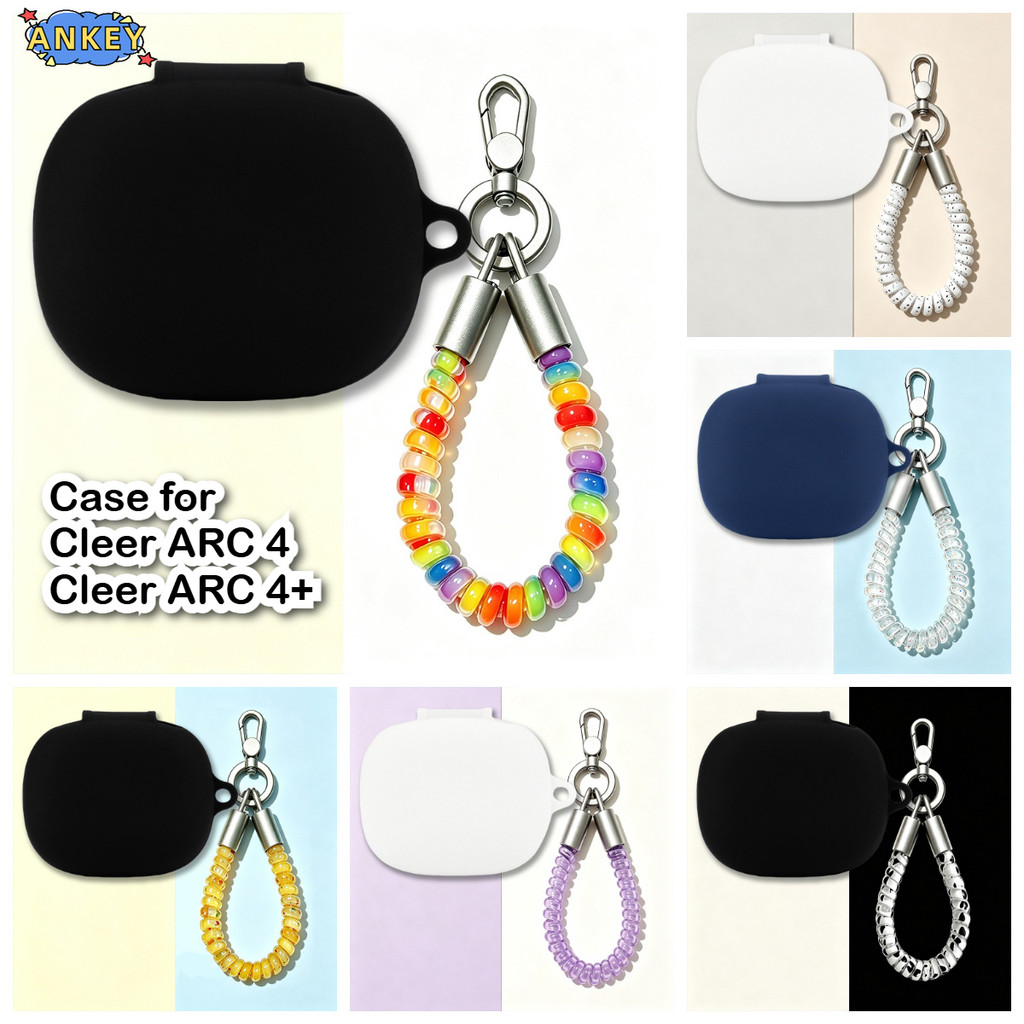 Compatible with Cleer ARC 4+ Bluetooth Earphone Silicone Protective Case for Cleer ARC 4 Cute Nylon 