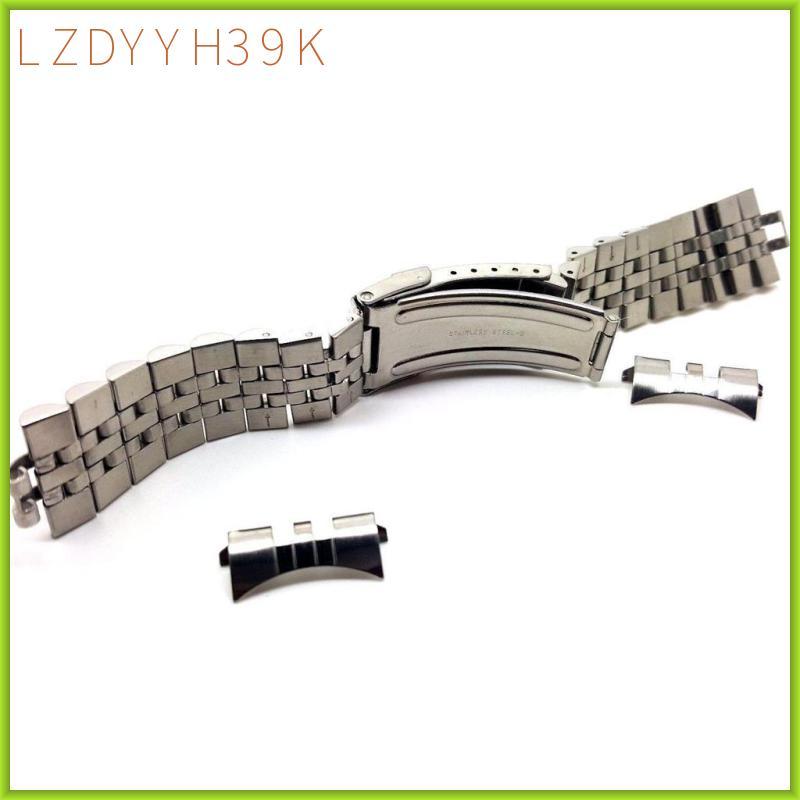 [lzdyyh39k] 2 ชิ้นสแตนเลส 19 มม.-24 มม.ปลายโค้งชิ้นนาฬิกาส่วนทดแทนสําหรับช่างซ่อมนาฬิกา