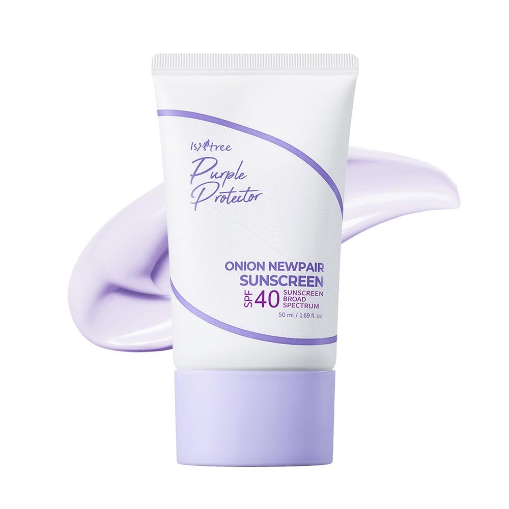 ISNTREE Onion Newpair Sunscreen 50ml, 1.69 fl.oz | เอสพีเอฟ 40 | สกินแคร์เกาหลี | ไฮเดรติ้ง ซัน โพรเ