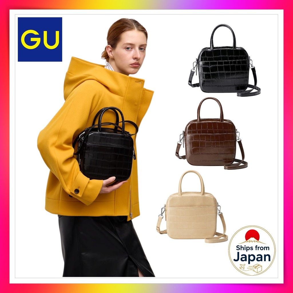 GU Square Boston Bag CL 361178