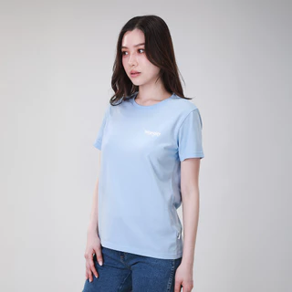WRANGLER เสื้อยืดแขนสั้นผู้หญิง รุ่น WR SC26WTSSC13 สีฟ้า