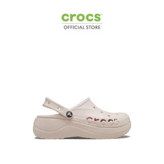 CROCS รองเท้าลำลองผู้หญิง BAYA PLATFORM CLOG รุ่น 208186-6PI - BARELY PINK