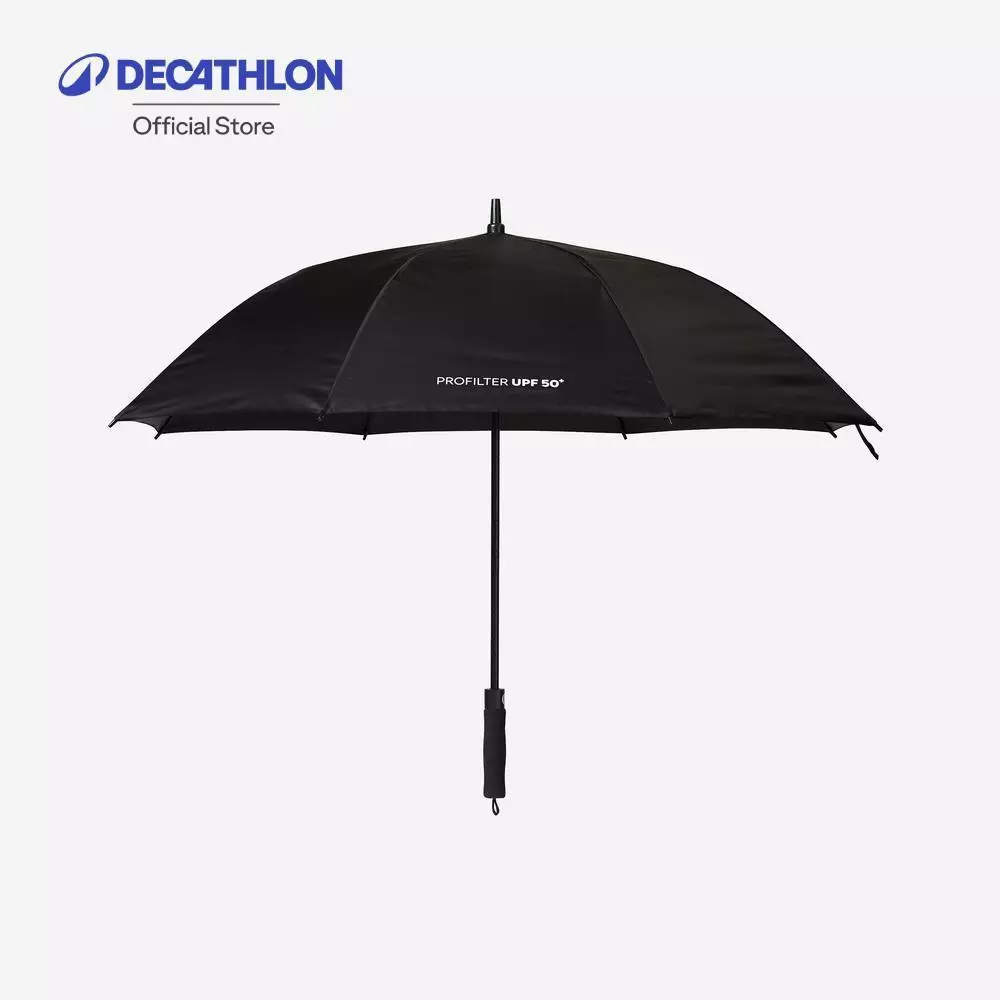 Decathlon Golf Umbrella Size Medium Upf50+ Profilter Black ร่มกอล์ฟขนาดกลาง รุ่น Profilter - Black