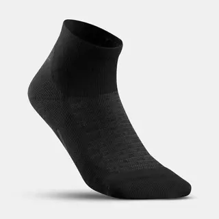 Decathlon Socks Hike 100 Mid 2-Pack ถุงเท้าหุ้มข้อเดินป่ารุ่น 100 แพ็ค 2 คู่ - Black