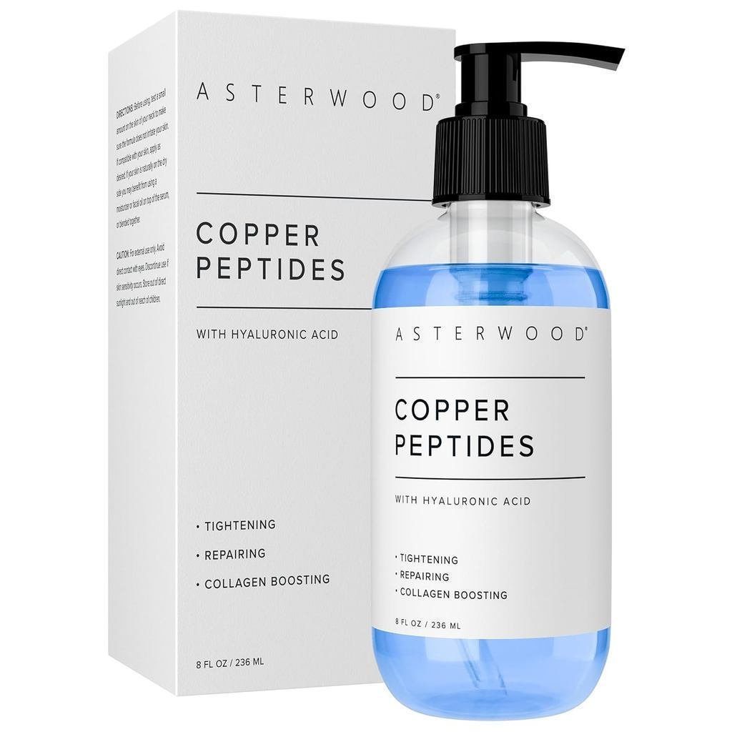 Asterwood Copper Peptide Essence สําหรับยกกระชับผิวหน้า ซ่อมแซมและคอลลาเจน บรรจุเปปไทด์ GHK-RDW1