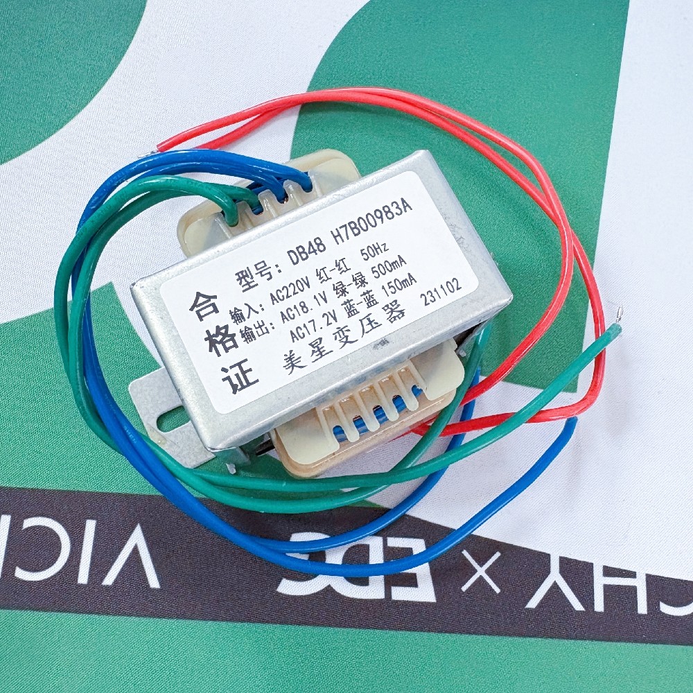 DB48 H7B00983A หม้อแปลงไฟฟ้า 220V ถึง 18.1V 500mA 17.2V 150mA เครื่องปรับอากาศ