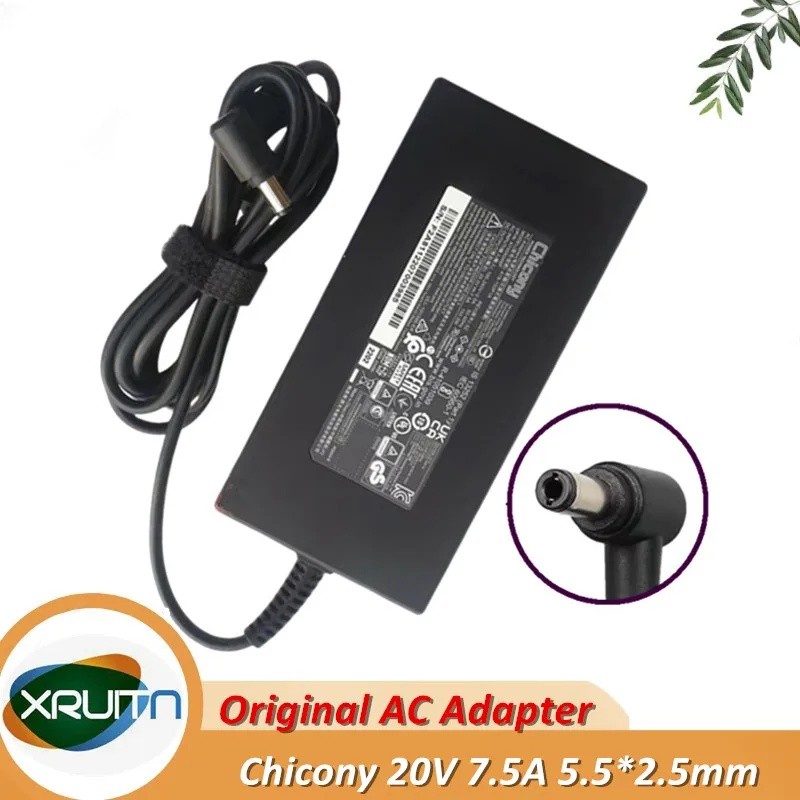 Original Chicony A18-150P1A อะแดปเตอร์ AC A150A048P 20V 7.5A 150W สําหรับ Gigabyte G5 ME แล็ปท็อปชาร