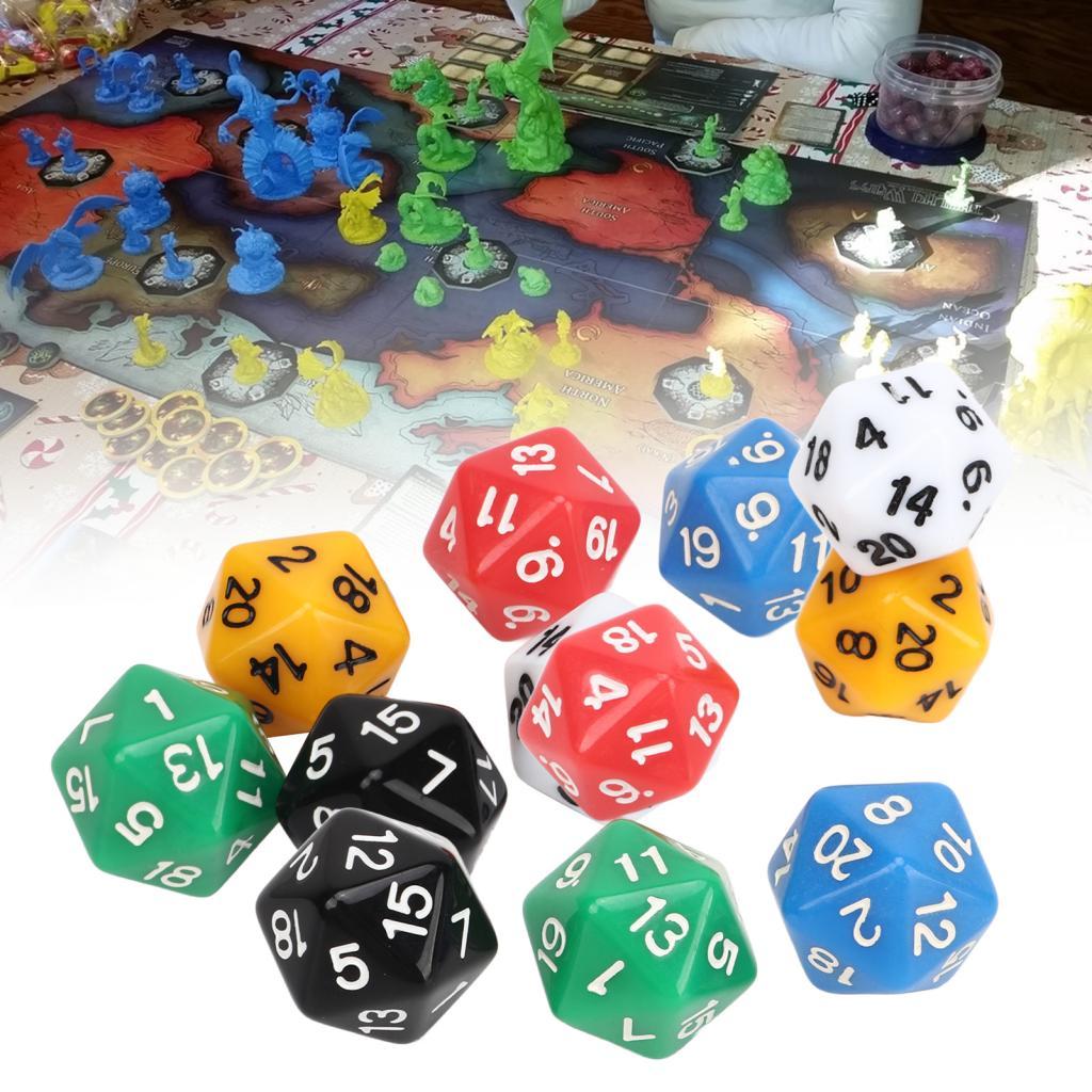 Tutoushop Julihai Math Operation Dice Set 20 Sided Teaching for Games Education Digital