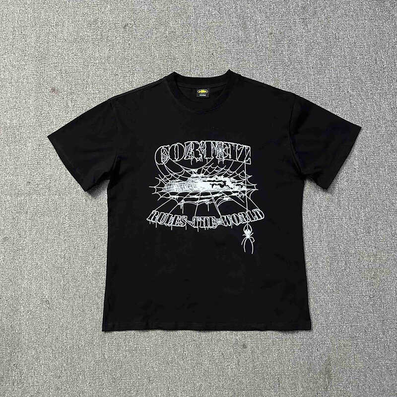 VLONE FOG VLONE FOG Corteiz หลวมฤดูร้อนอเมริกันเสื้อยืดแขนสั้นคอกลมแขนสั้นเสื้อยืด High Street tee