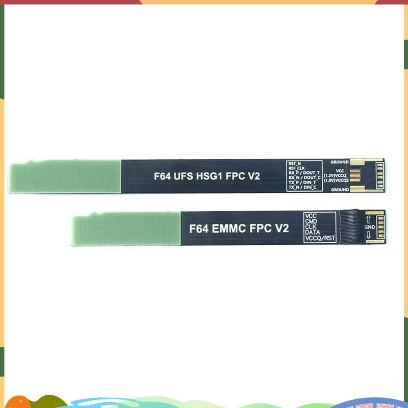 FPC V2/UFS HSG1 FPV 2 ใน 1 สําหรับ F64 สําหรับแฟลช 64 EMMC สําหรับแฟลช 64 Lite F64 UFS HSG1 FPC V2 ใ
