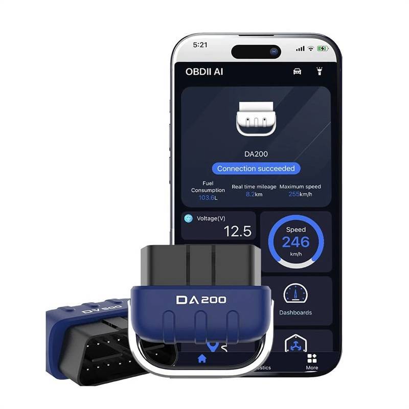Rten รถเครื่องสแกนเนอร์วินิจฉัยไร้สาย OBD2 เครื่องมืออัจฉริยะ AI ซ่อมคําแนะนําเหมาะสําหรับรถทุกรุ่น 