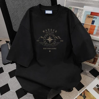(จัดส่งตลอด 24 ชั่วโมง)Fanfei แฟชั่นเสื้อยืด ใส่สบาย สไตล์เกาหลี เสื้อระบาย เสื้อยืด ONE OIECE พิมพ์ลาย ทรงหลวม คอกลม