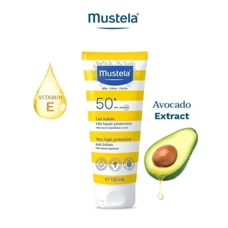 [EXP 28/02/2027] Mustela Baby Very High Protection Sun Lotion SPF50+ 100ml (กันแดดเด็ก, ครีมกันแดดเด็ก)