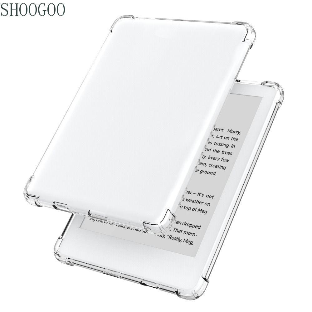 SHOGOO 6 นิ้ว E-Reader, ฝาครอบป้องกันถุงลมกันกระแทก, โปร่งใสทนต่อการสึกหรอ TPU Back Shell สําหรับ Me