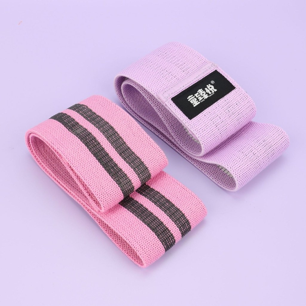 Anti-Slip Fitness Butt Band โยคะความตึงเครียด Band ยืด Power Hip Abuse แหวน Squat ก้น Band วงต้านทาน