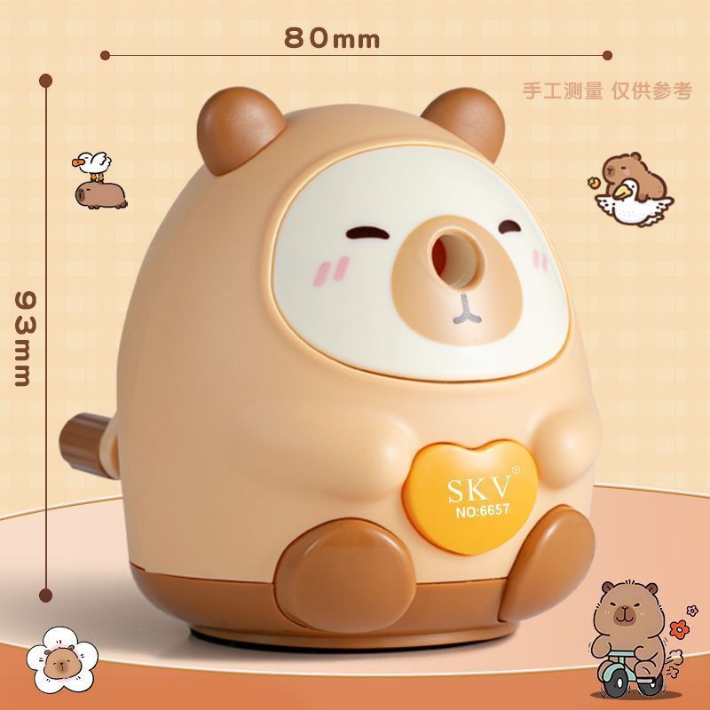 เครื่องเหลาดินสอ Kabara เครื่องเหลาดินสอเครื่องเหลาดินสอสําหรับดินสอกดมือระดับประถมศึกษา Sha
