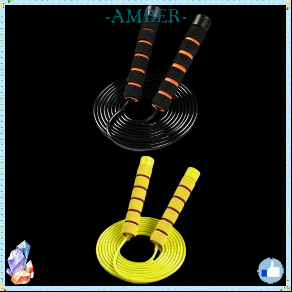 AMBER เชือกกระโดด, ด้ามจับตามหลักสรีระศาสตร์ปรับความยาวได้เชือกกระโดดออกแบบน้ําหนักเบาแบบพกพาสําหรับออกกําลังกายฟิตเนส