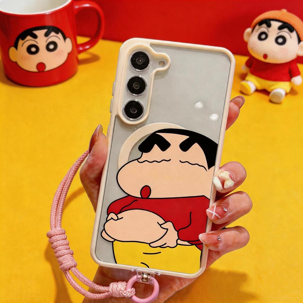เคสโทรศัพท์ใส สำหรับ Samsung S24 FE, S23 FE, A55 5G, S25 ultra,S24 ultra, S23 ultra JHSAMSCX28