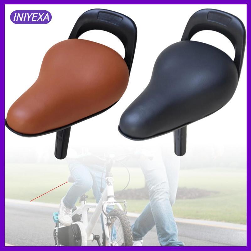 [Iniyexa] Kids Cycle Seat Wide PU Leather Saddle Cushion Shock Absorbing for Childrens Bikes Baby Ch