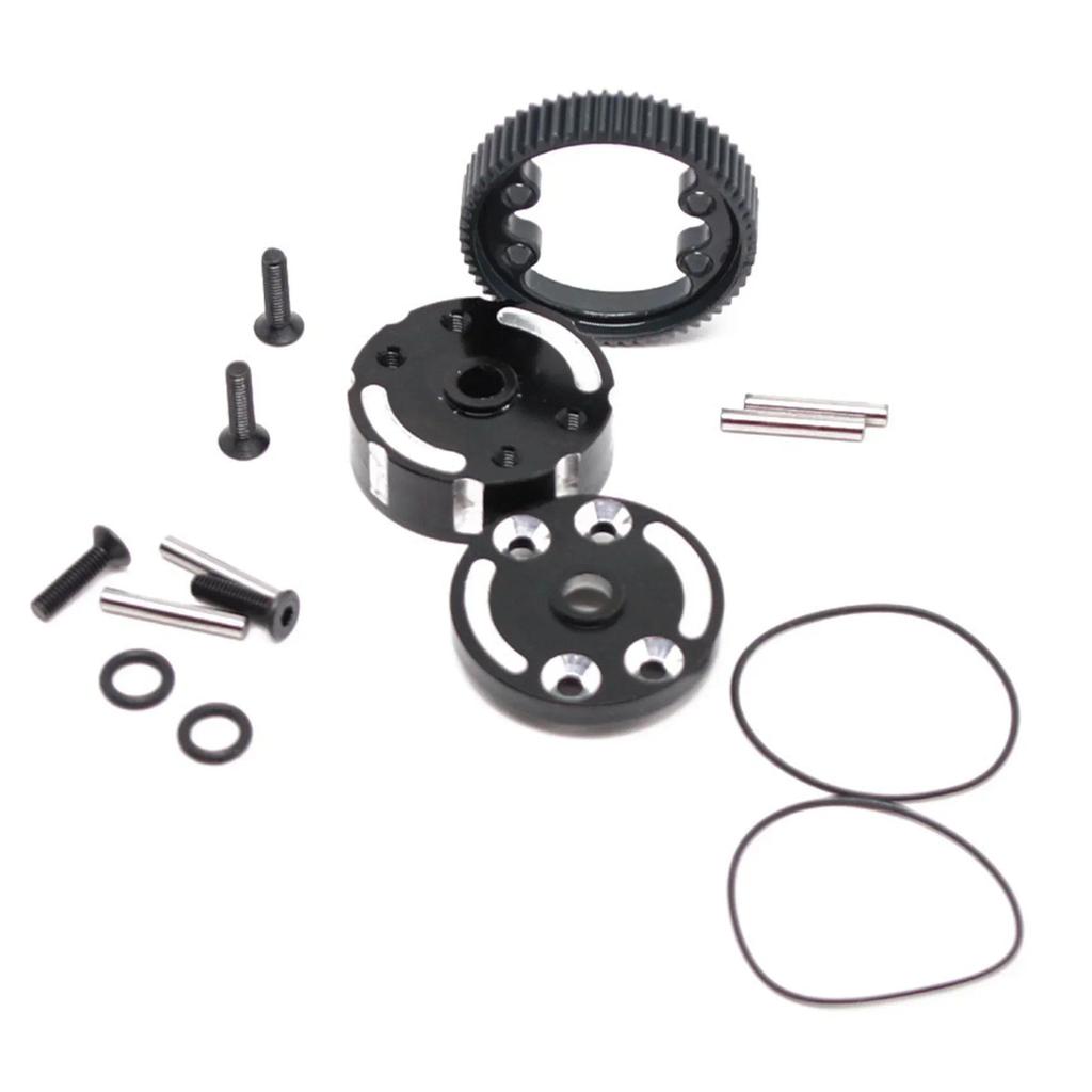 โลหะอลูมิเนียมปิดผนึก Differential ชุดสําหรับ 1/10 Traxxas 2WD Slash Rustler Stampede Bandit Rustler
