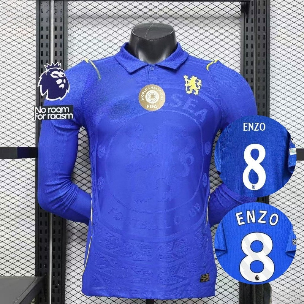 Player Edition: 2026-2027 Chelsea Home Long Sleeve Player Edition Football Jacket S-2XLAAA+