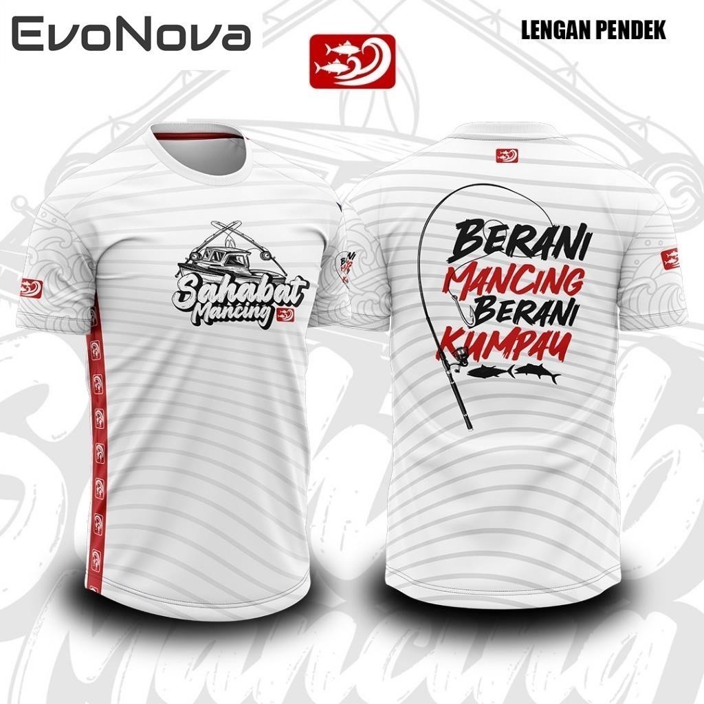 Evonova พร้อมสต็อก Brave mancing, Brave kumpau short sleevewear ลําลองและทันสมัย