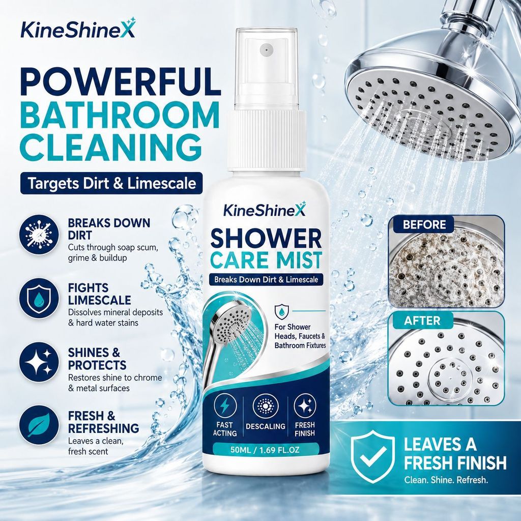 Shower Care Mist – สารเพิ่มความสดใสของ Limescale Remover Fixture