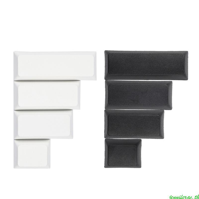 Jenniferac 4pcs 1 25u 2u 2 25u 2 75u Keycaps ทนทาน PBT Keycap XDA นูน Spacebar สําหรับ Key หมวกสําหร